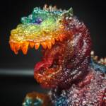 Kaiju Rex #6 Colourway: Triassic Glitter - Image 7