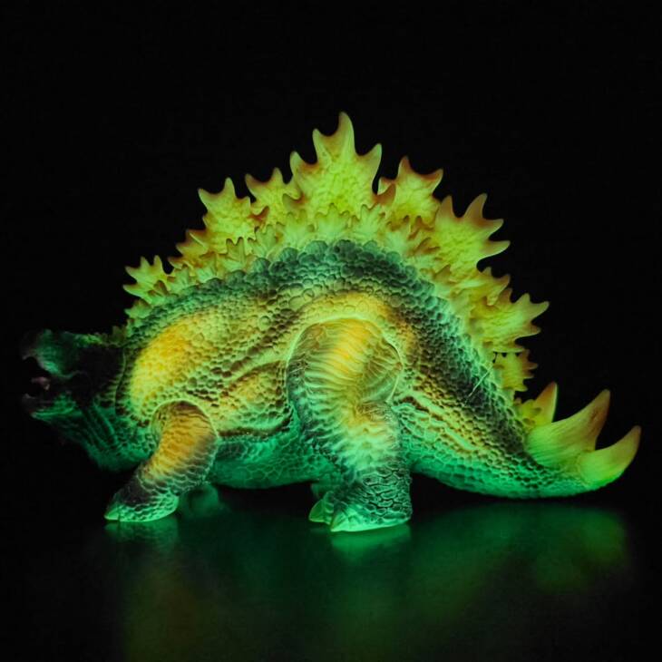 DinoKaiju Stego #3 Colourway: Sunspot Super Glow - Image 8