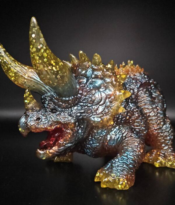 DinoKaiju Trike #4 Colourway: Eruption Glitter