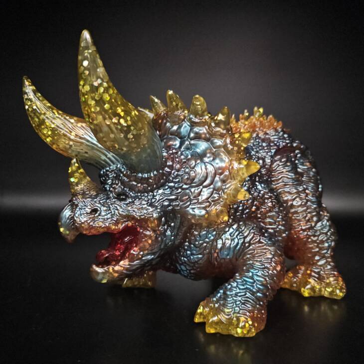 DinoKaiju Trike #4 Colourway: Eruption Glitter
