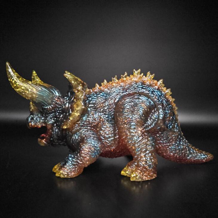 DinoKaiju Trike #4 Colourway: Eruption Glitter - Image 2