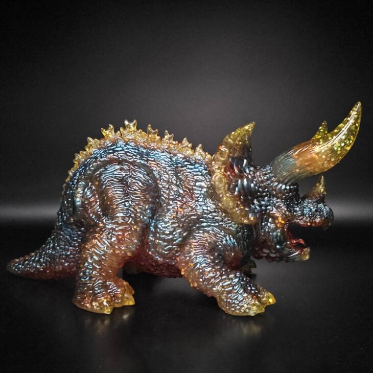 DinoKaiju Trike #4 Colourway: Eruption Glitter - Image 5