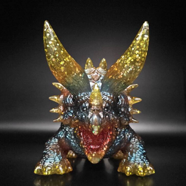 DinoKaiju Trike #4 Colourway: Eruption Glitter - Image 7