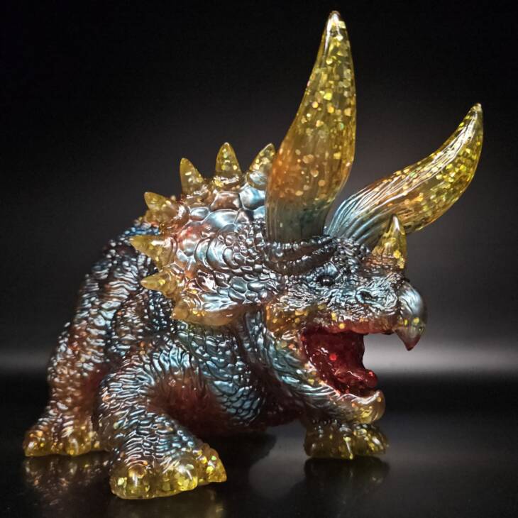 DinoKaiju Trike #4 Colourway: Eruption Glitter - Image 9