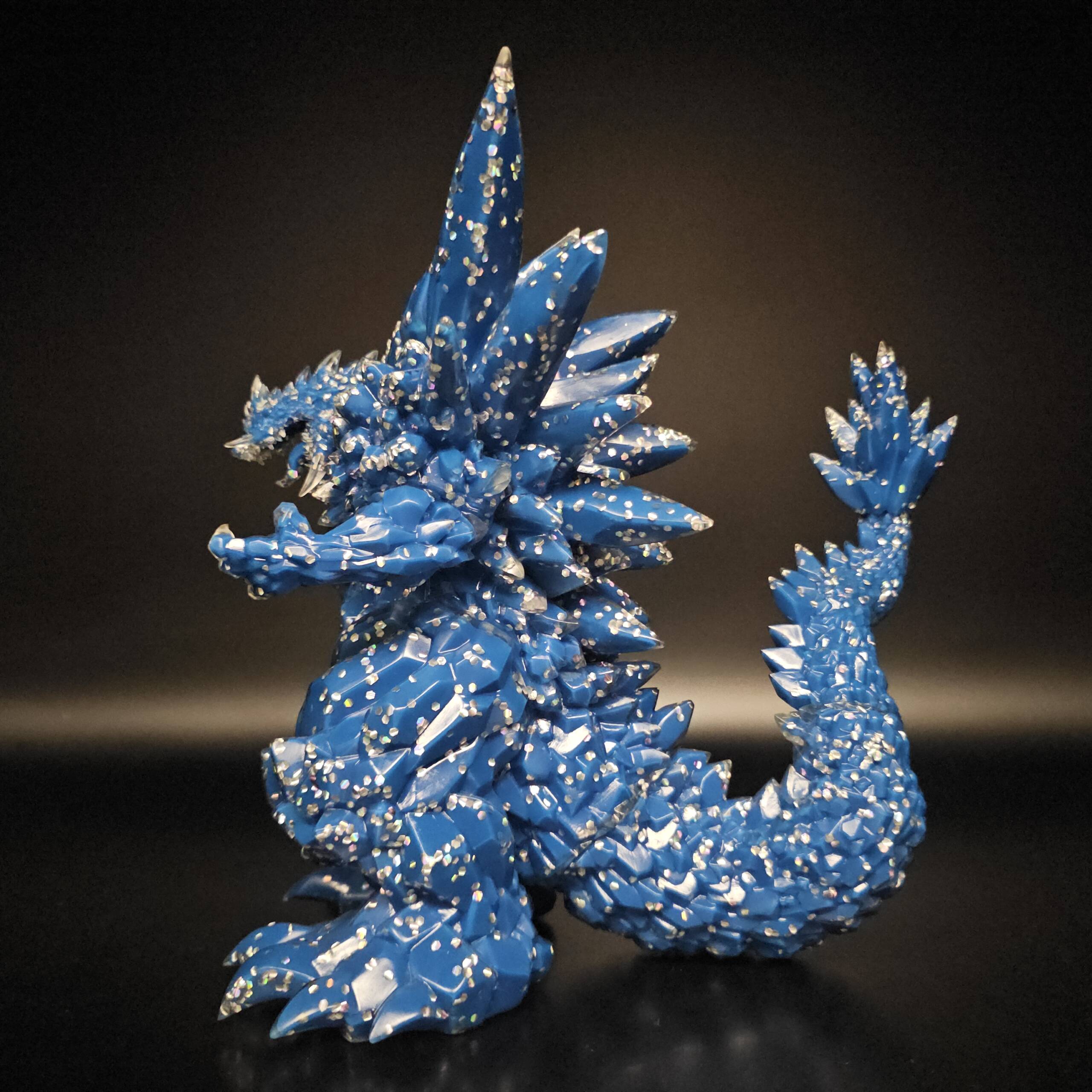 Crystalah Prototype Blue Glitter Blank! product image