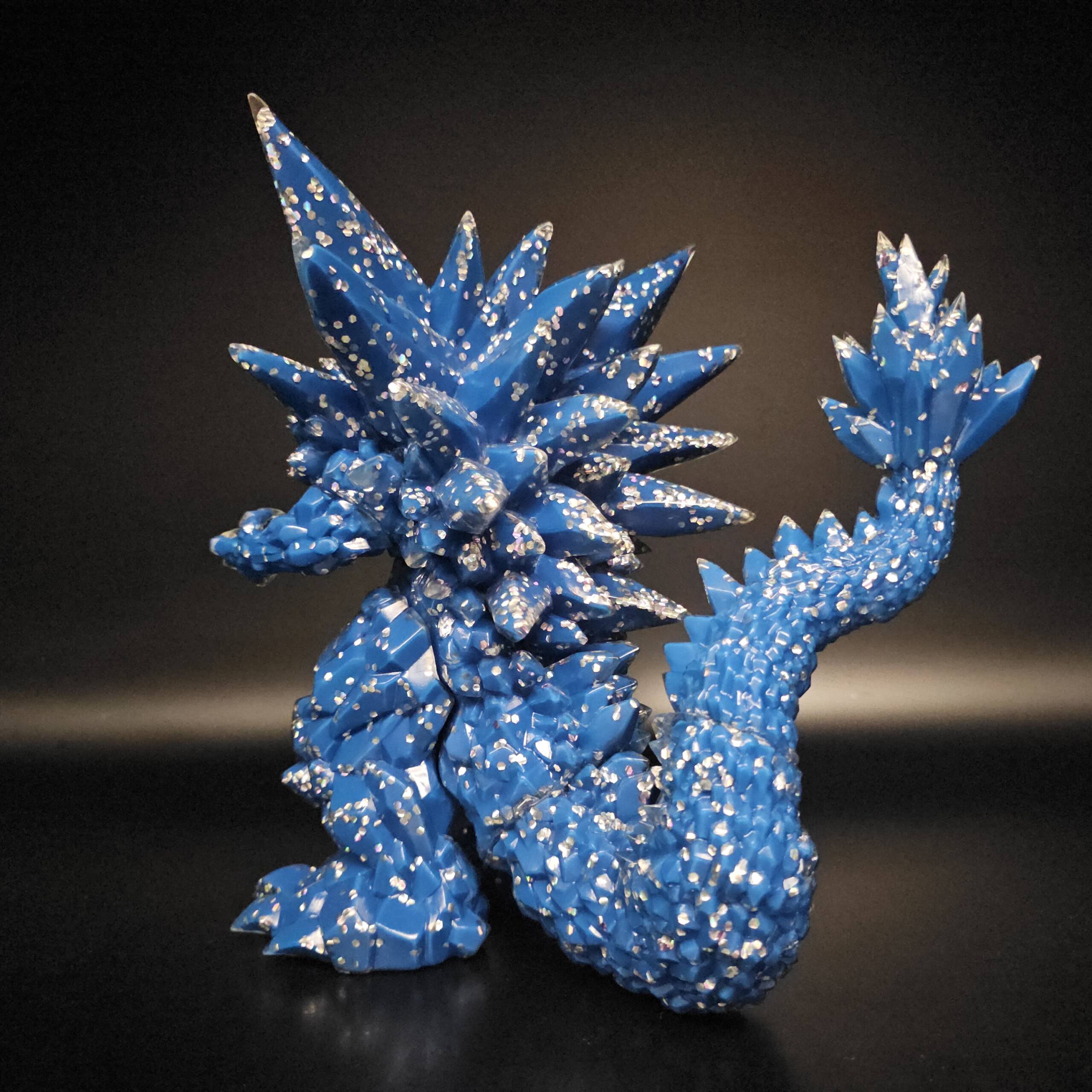 Crystalah Prototype Blue Glitter Blank! product image