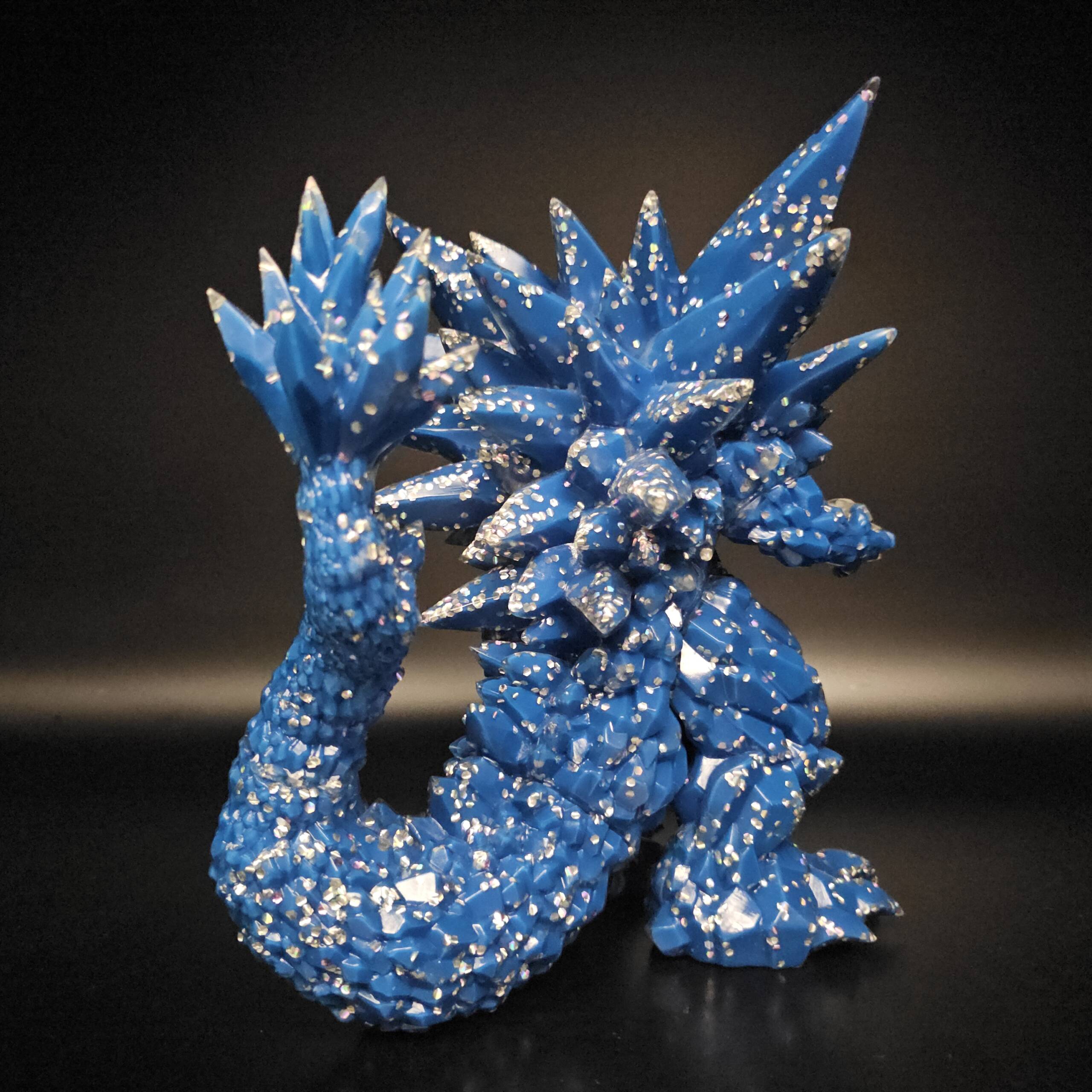 Crystalah Prototype Blue Glitter Blank! product image