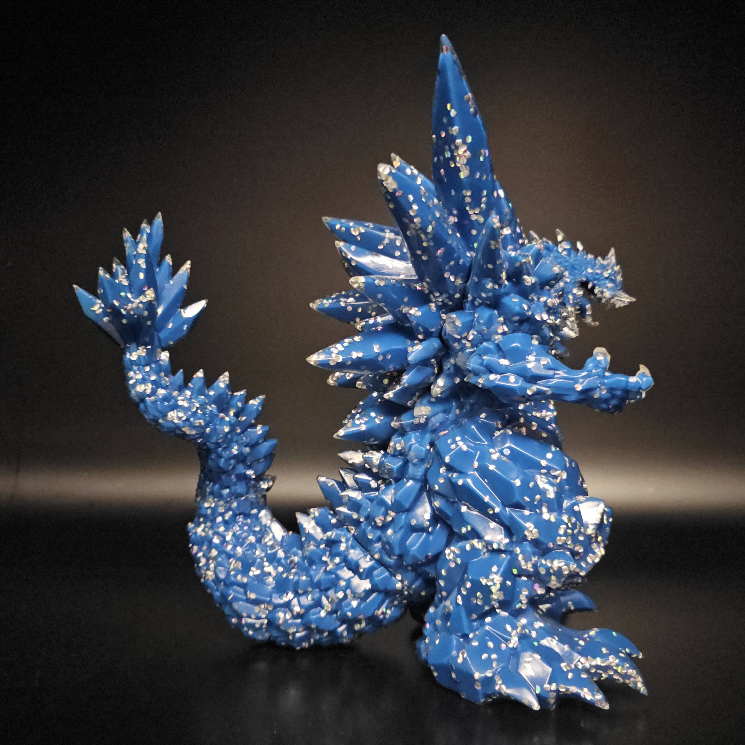 Crystalah Prototype Blue Glitter Blank! product image