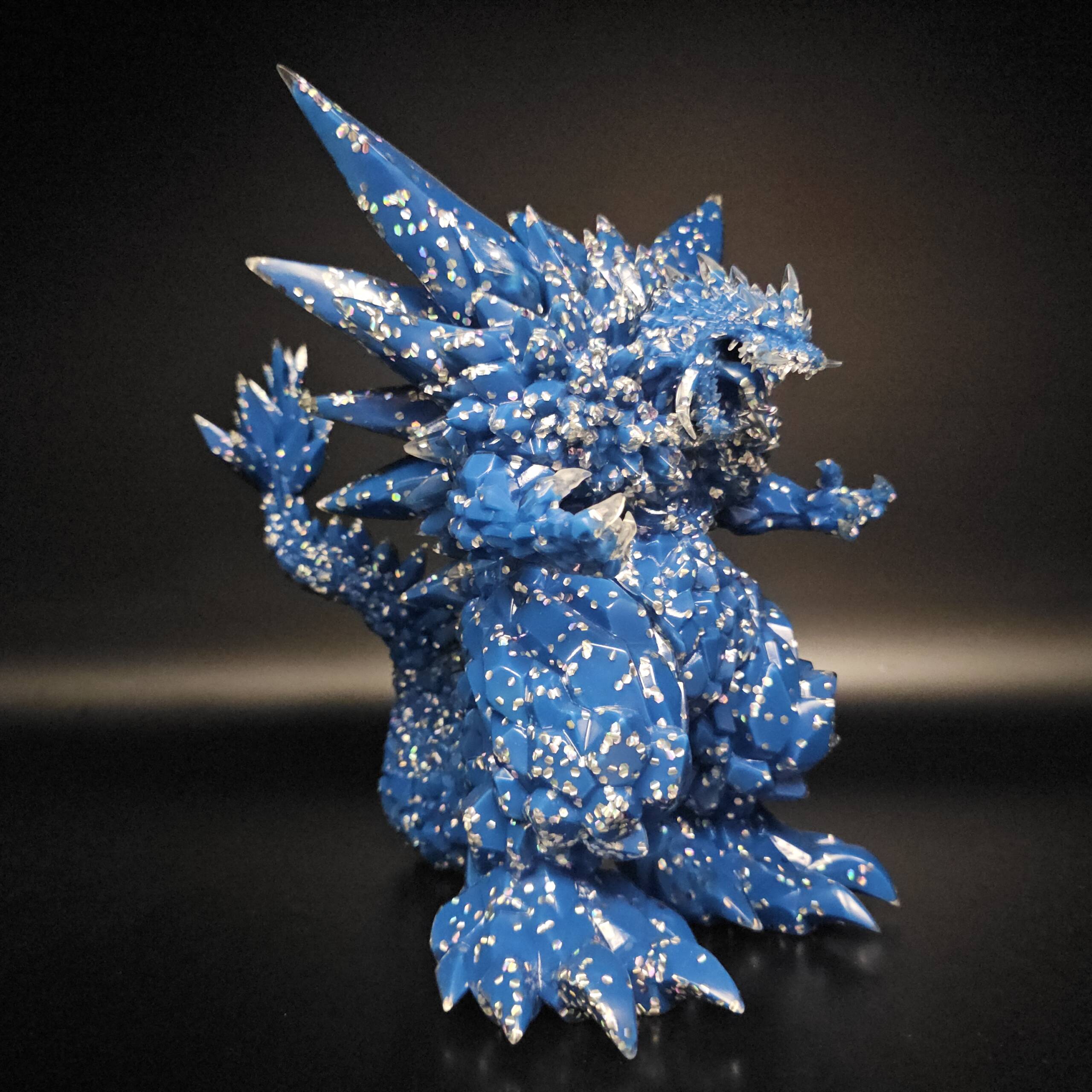 Crystalah Prototype Blue Glitter Blank! product image