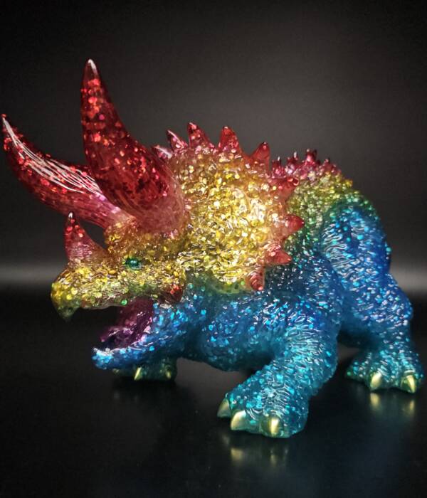 DinoKaiju Trike #5 Colourway: My Hero Glitter! product image