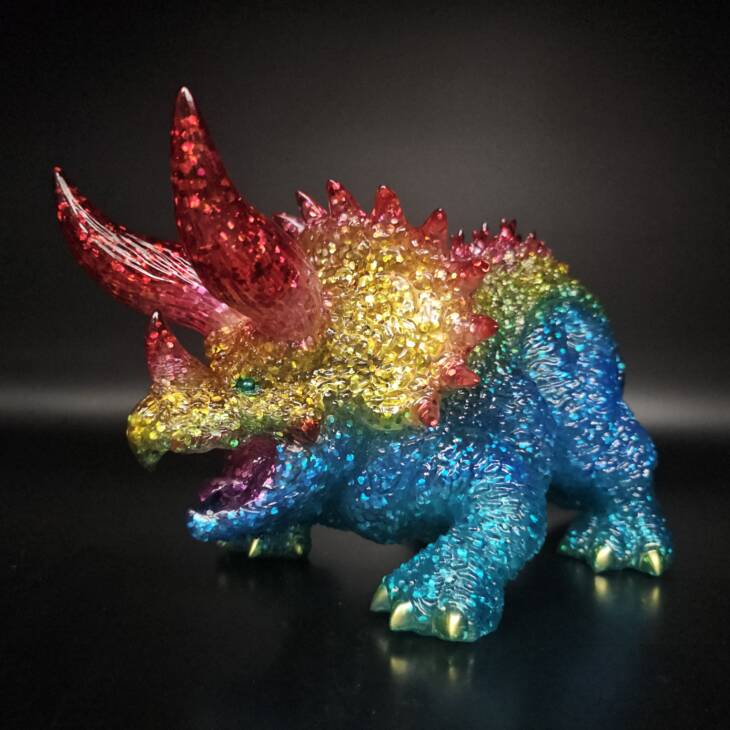 DinoKaiju Trike #5 Colourway: My Hero Glitter! product image