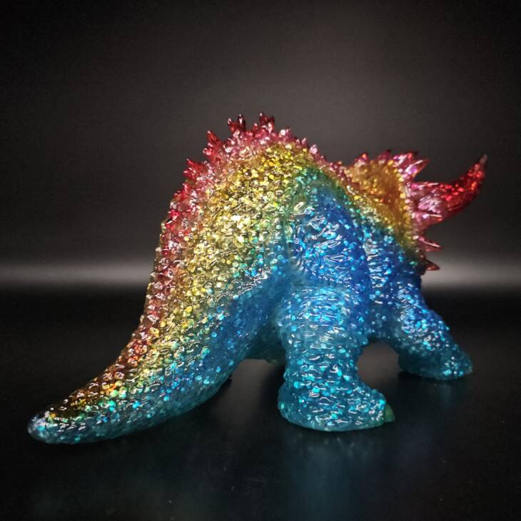 DinoKaiju Trike #5 Colourway: My Hero Glitter! product image