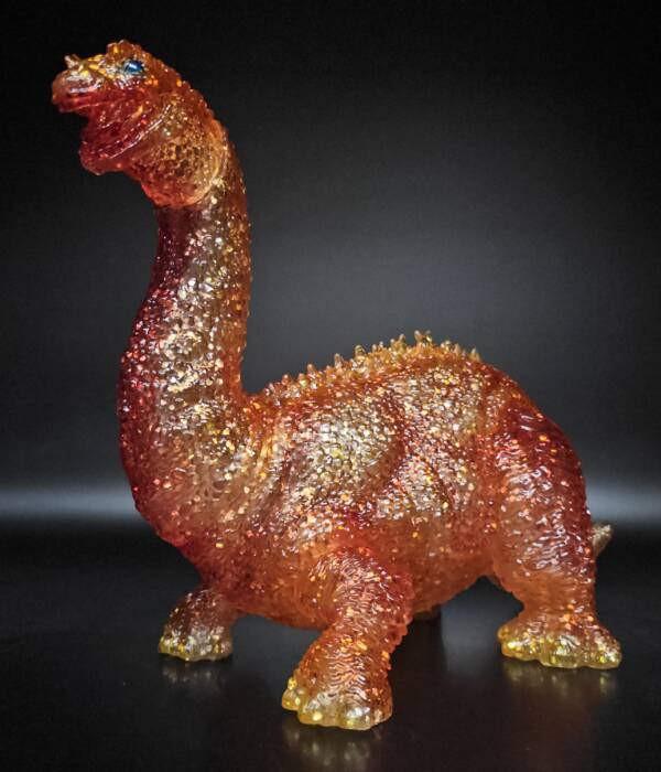 DinoKaiju Bronto #4 Colourway: Ember Glitter! product image