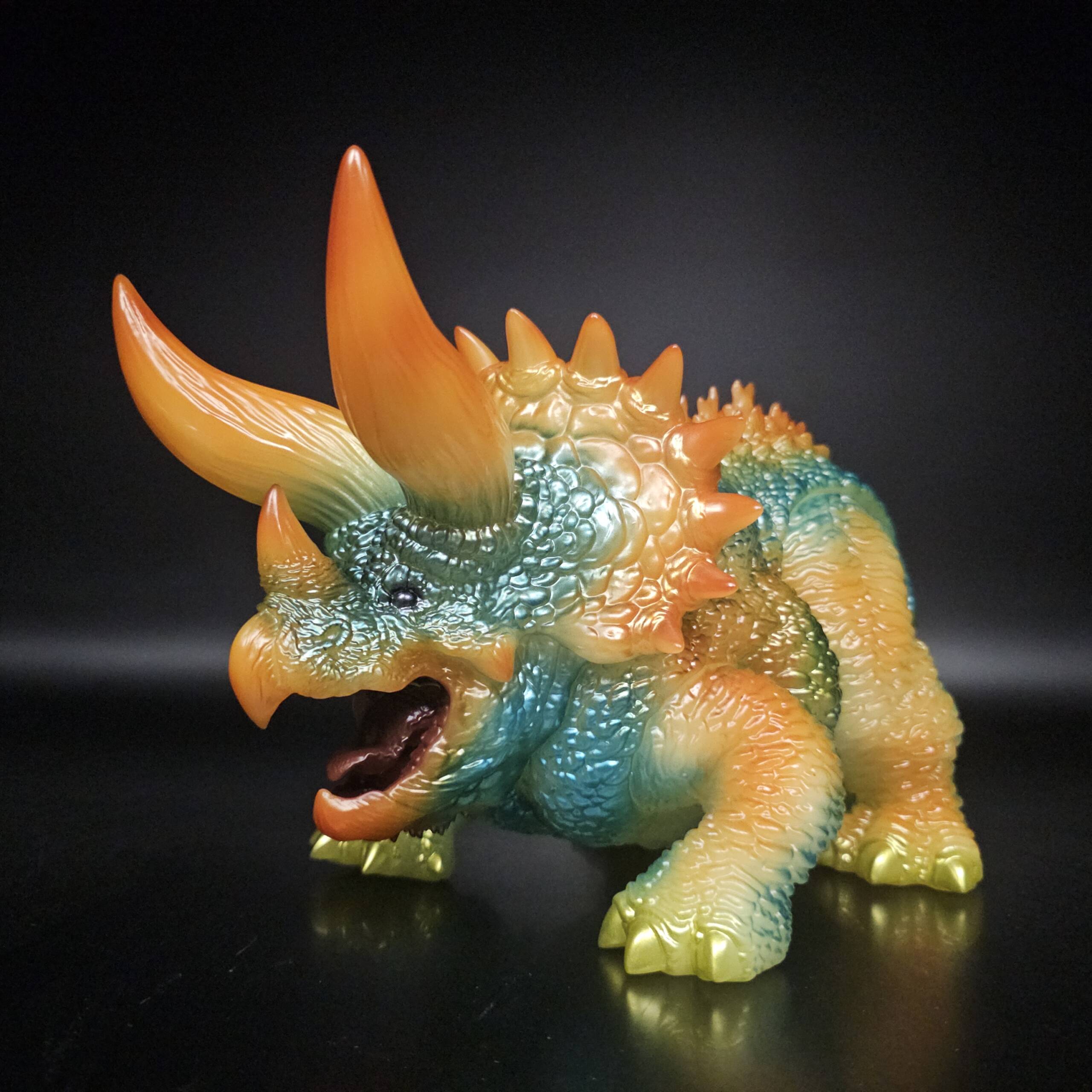DinoKaiju Trike #6 Colourway: Aurora Super Glow! product image