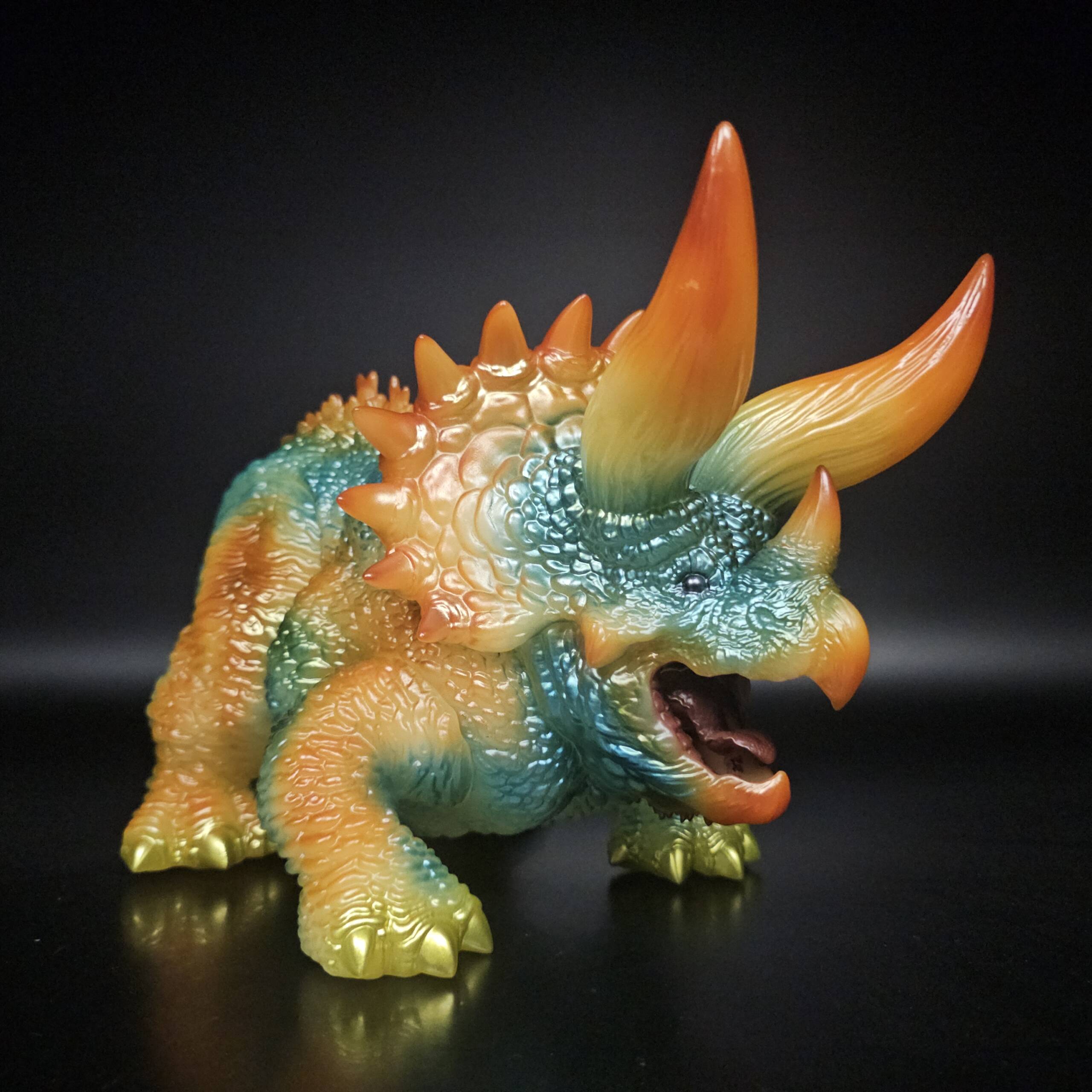 DinoKaiju Trike #6 Colourway: Aurora Super Glow! product image