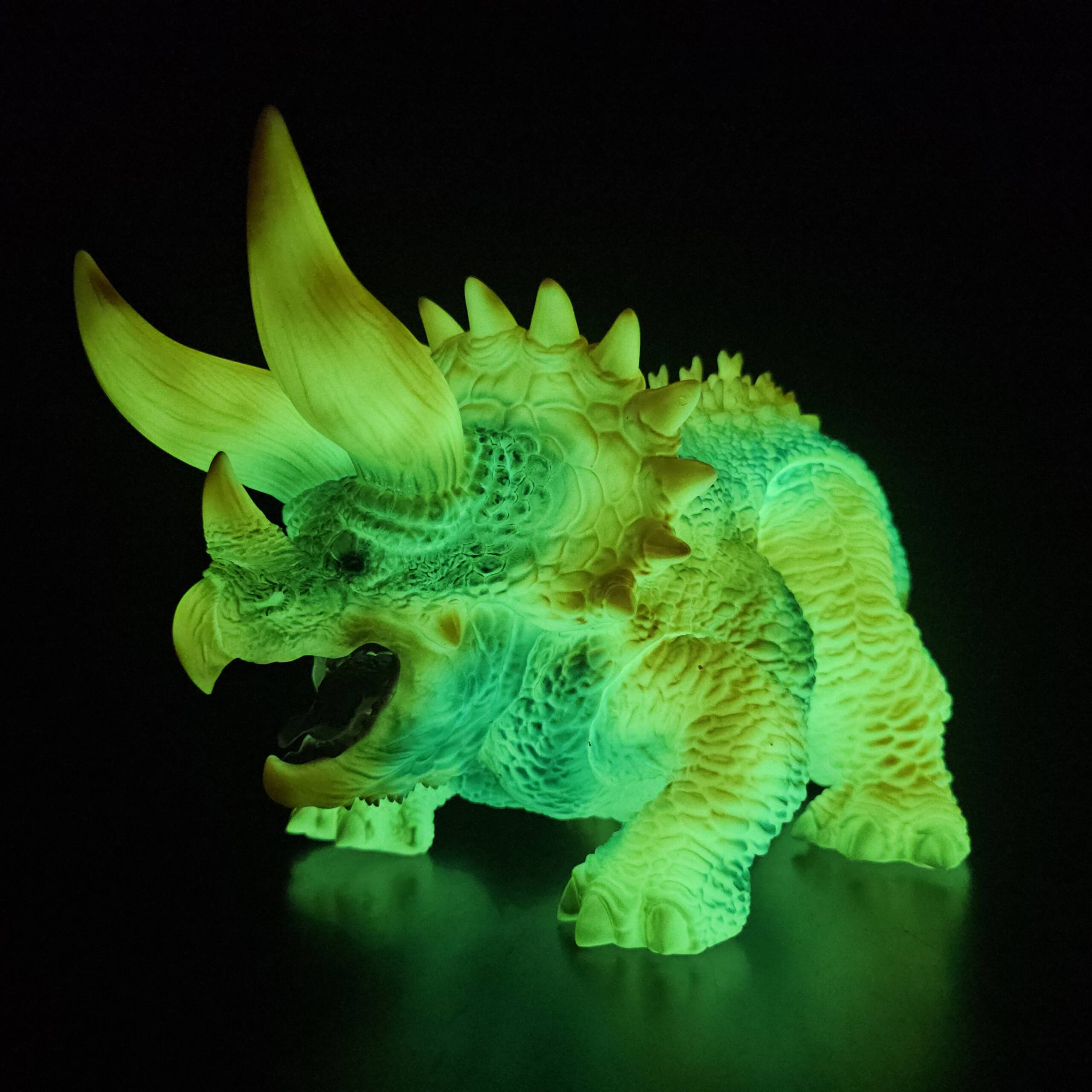 DinoKaiju Trike #6 Colourway: Aurora Super Glow! product image