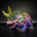 DinoKaiju Trike #8 Colourway: Pinata Glitter! product image