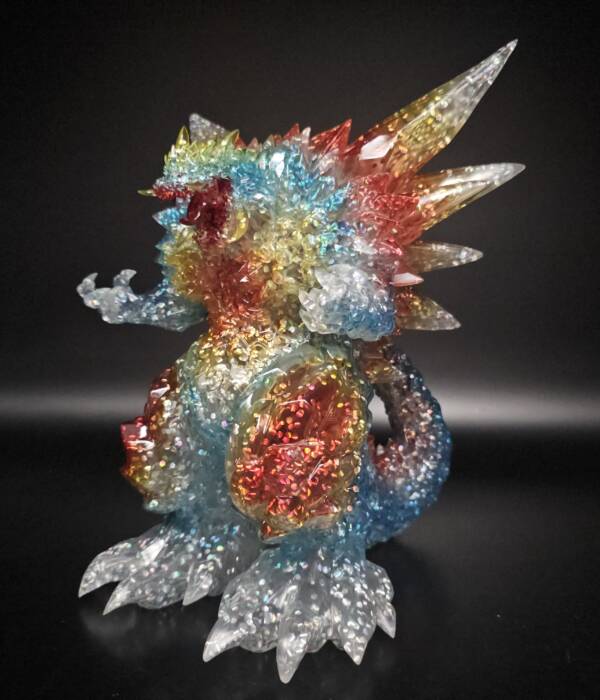 Crystalah #38 Colourway: InfraRed Glitter!