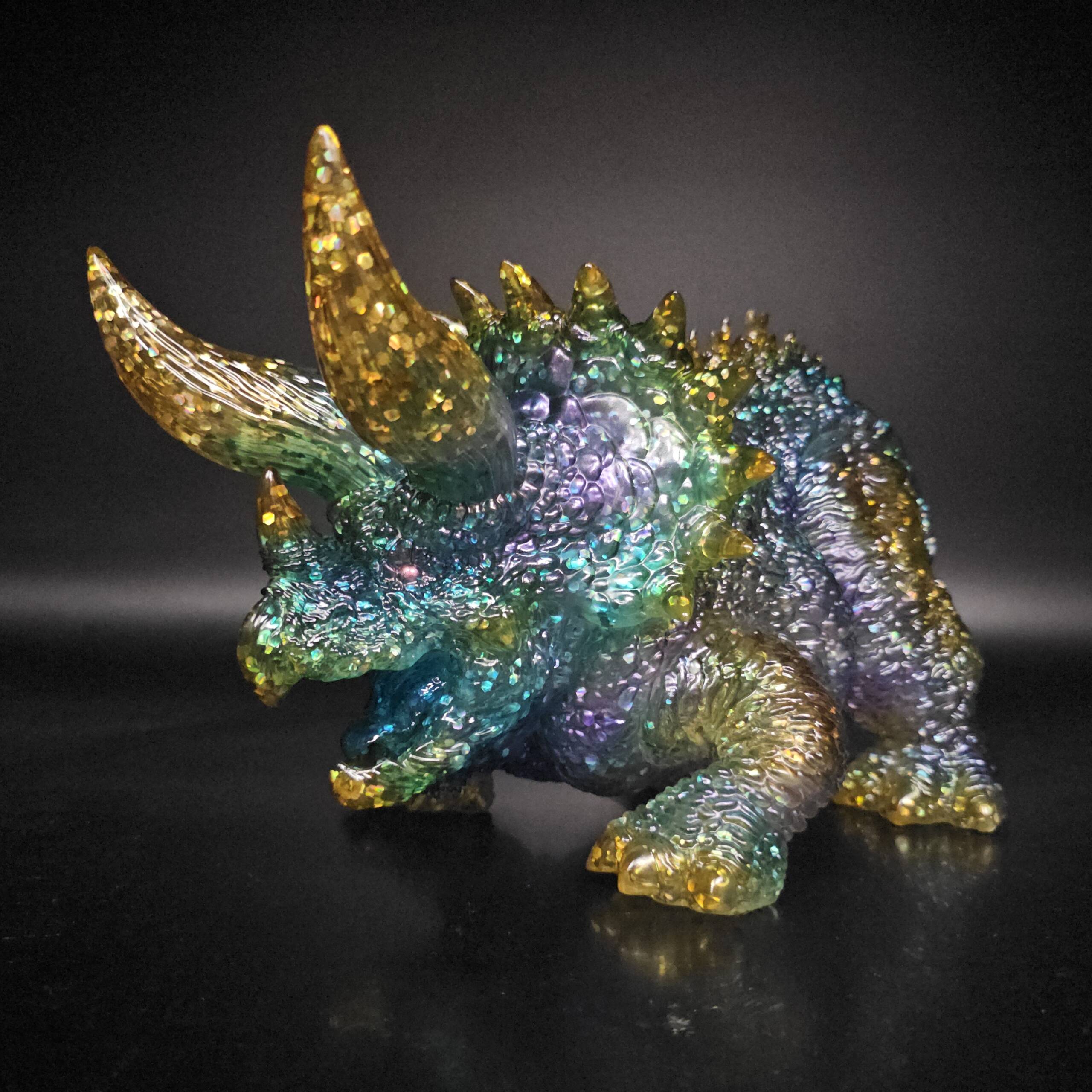 DinoKaiju Trike #11 Colourway: Triassic Glitter!